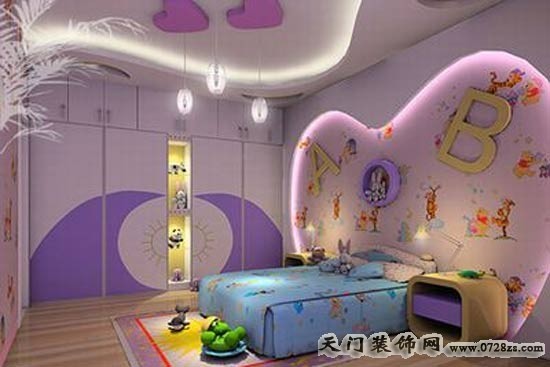 儿童房的装修设计 颜色搭配是闪光点
